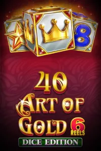 40 art of gold 6 reels dice edition - logo